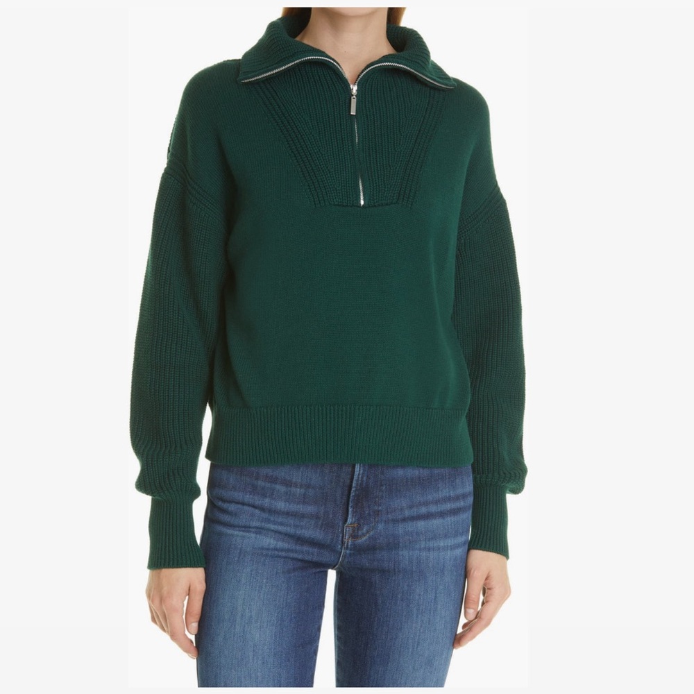 La Ligne Bastien Sweater in Emerald Green